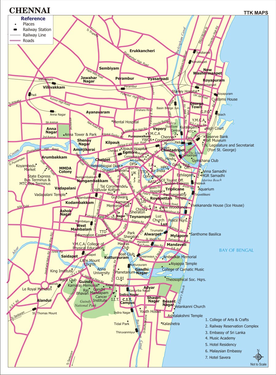Maps Of Chennai