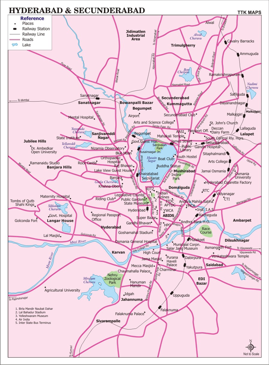 Varanasi+city+map