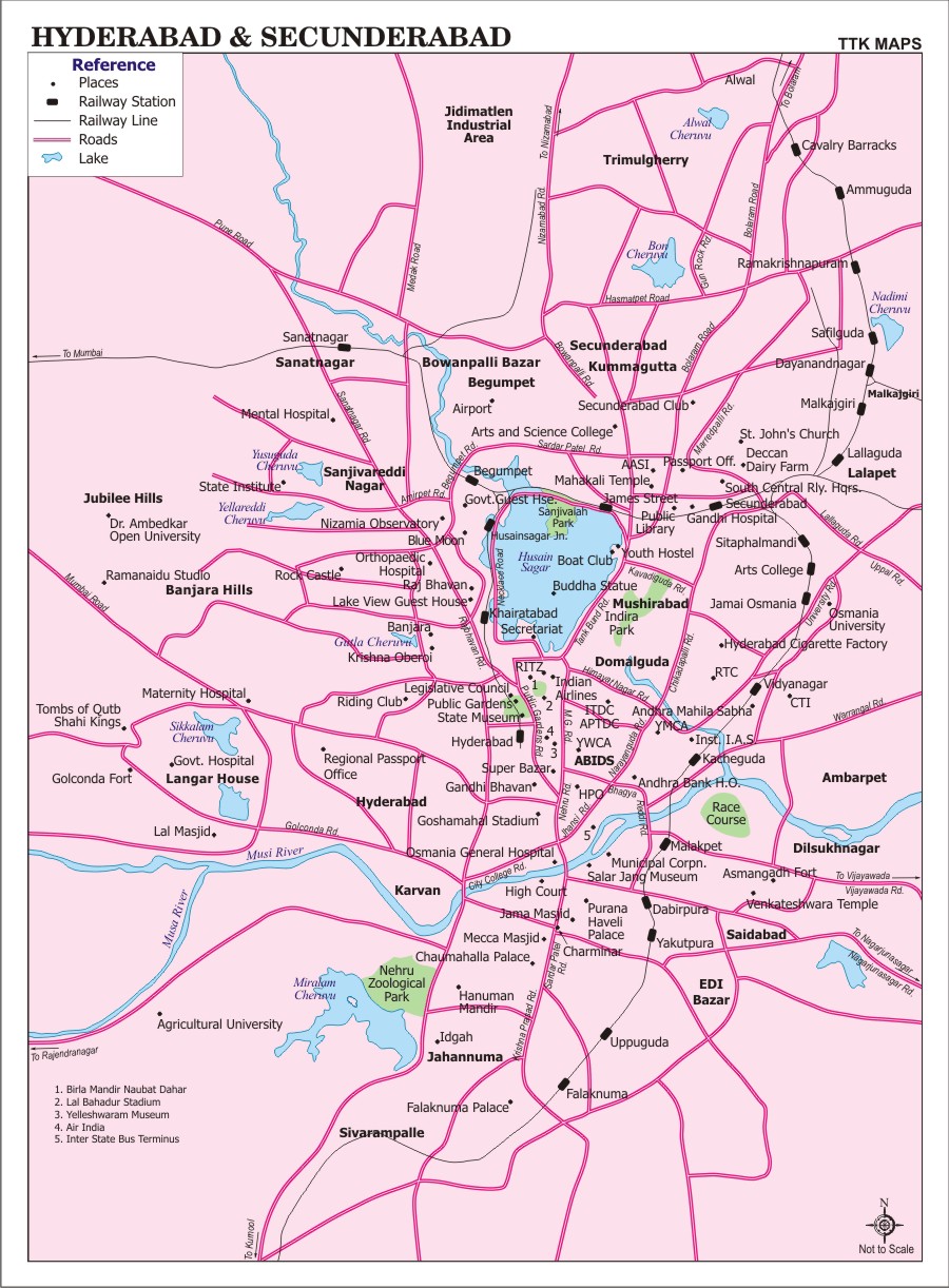 road map of hydera Hyderabad Secunderabad City Map City Map Of Hyderabad road map of hydera